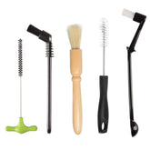 CAFEMASY espresso steam wand brush cleans wand crevices for easier maintenance