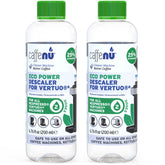 Caffenu Vertuo descaler bottle with dosage guide for regular maintenance of espresso machines.
