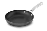 Calphalon Classic 8in nonstick omelet pan top view shows easy egg release in action.