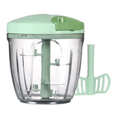 Cambom manual food chopper lid ABS for sturdy, safe use.