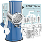 Cambom rotary cheese grater hand crank for quick fresh shredding at home