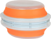 CanCooker collapsible batter bowl closed for compact storage.