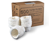 CanFly disposable K-Cup paper filter packaging shows a 300-count box for Keurig users.