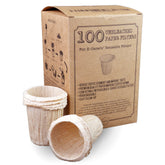 canFly K-Carafe 4-Cup filter pack—unbleached and tear-resistant for cleaner brews.