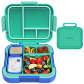 Caperci Bento Box for Kids open tray shows spacious 4.8 cup capacity for varied meals.