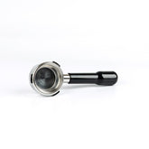 CAPFEI 58mm bottomless portafilter front view for precise extraction with Calphalon Temp IQ