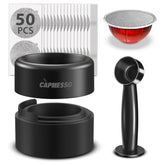 CAPMESSO Vertuoline pod refill kit with foil lids for secure seals and fresher coffee