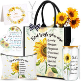 Capoda sunflower tote bag with double-sided print for daily faith storage