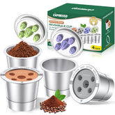 CAPMESSO reusable K-Cup multistream fit for Keurig, reducing waste and leaks.