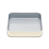 Caraway 9-inch square pan, top view, ideal for even brownie baking.