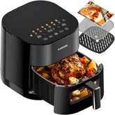 Carori 14-in-1 air fryer with viewing window for easy monitoring.