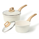 CAROTE 1.5qt sauce pan with lid for quick, controlled simmering.