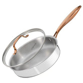 CAROTE 10-inch tri-ply frying pan full view for versatile home cooking.