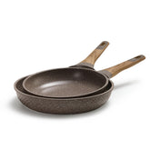 CAROTE 9.5-inch non-stick pan set with easy cleanup and even heating.