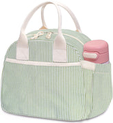 Carry bloom lunch box with corduroy exterior for durable daily use.