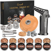 Carsolt cocktail smoker kit wooden smoker lid enhances home bartending with durable design.
