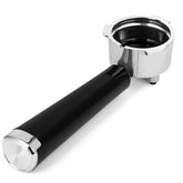 CASABREWS 51mm portafilter exterior handle offers comfortable grip and polished finish.