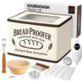 CasaChic Bread Proofing Box folding proofer promotes steady rise in any kitchen.