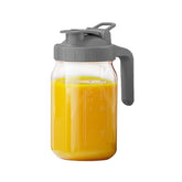 CasaVibe Mason Water Jar with flip-cover lid for mess-free pouring