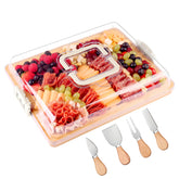 CAWIU charcuterie-board lid-handle for easy transport