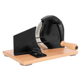 CAWIU manual bread slicer on countertop for precise, mess-free slicing