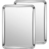 CEKEE two-pack baking sheets for small ovens and quick batches.