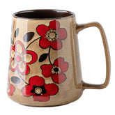 Ceraozmus 24oz mug with big handle, comfortable grip for generous coffee servings