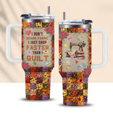 CGMIBAS sewing tumbler front view ideal for long quilting sessions.