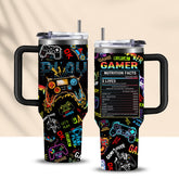 CGMIBAS 40oz tumbler top view highlights colossal gaming capacity