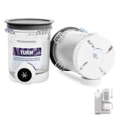 ChamThingzeal Creami Swirl Pints compatible with Ninja NC700/701 for easy soft-serve use