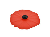 Charles Viancin Poppy lid 11inch on smooth rim creates an airtight seal.