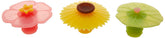 Charles Viancin lily pad wine stopper seals freshness and prevents spills.