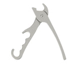 Chef Pomodoro Premium Pizza Pan Gripper, 8-inch grip for safe hot pan handling.