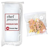 Chef Preserve bag showing airtight seal for fresh storage and leak prevention.