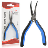 CHEF'S TRADE fish bone tweezers with curved nose for precise bone removal.