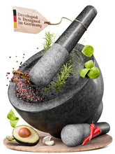 ChefSofi extra large mortar and pestle set exterior view for large-batch grinding