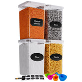 Chef's Path extra-large container with clear lid preserves freshness for pantry staples.