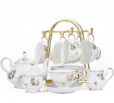 CHENP.HMC teapot side view showing 900 ml capacity for sharing