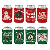 Cheroloven Die Hard Nakatomi Plaza cooler sleeve keeps 12 oz drinks cold during celebrations.