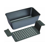 Chicago Metallic meatloaf pan with drain insert for healthier cooking