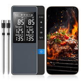 Chihod smart thermometer paired with app for real-time monitoring.