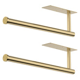 CHIKESI under-cabinet paper towel holder in gold, space-saving design for kitchens.