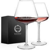 Chouggo 28oz wine glasses large pair showcasing generous capacity for tasting
