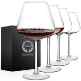 Chouggo 28oz wine glass with an oversized pool for enhanced aroma.