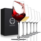Chouggo hand-blown crystal wine glasses for a refined dinner party experience.