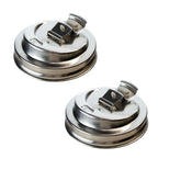 CHOULULUED mason jar lid close-up highlights stainless steel durability and airtight seal.
