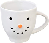Christmas House snowman mug front view with festive design and 20 oz capacity.