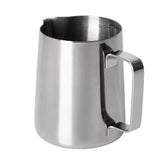 CHULUX 12oz Milk Frothing Pitcher with spout enhances pour control for latte art.