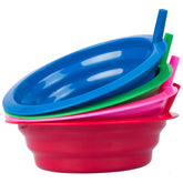 Cibi cereal bowls in four colors with built-in straw for kid-friendly breakfasts.