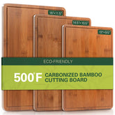 ciecie carbonized bamboo cutting board 13x9-5 top view for everyday meal prep